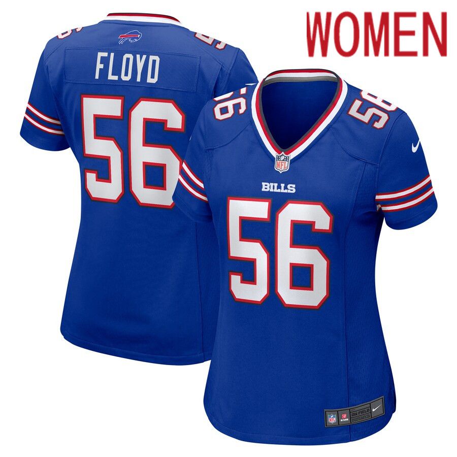 Women Buffalo Bills #56 Leonard Floyd Nike Royal Team Game NFL Jersey